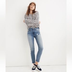 Madewell stovepipe jeans size 27